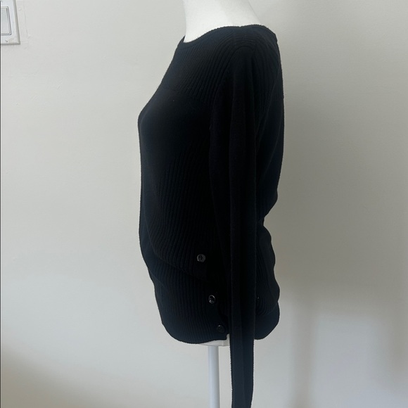 Ann Taylor Factory Black Crew Neck Sweater - Picture 4 of 9